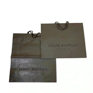 Louis Vuitton gift shopping bags decor